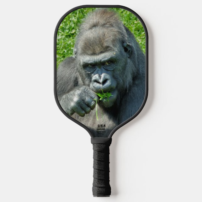 WILD ANIMALS - GORILLAS PICKLEBALL PADDLE (Front)