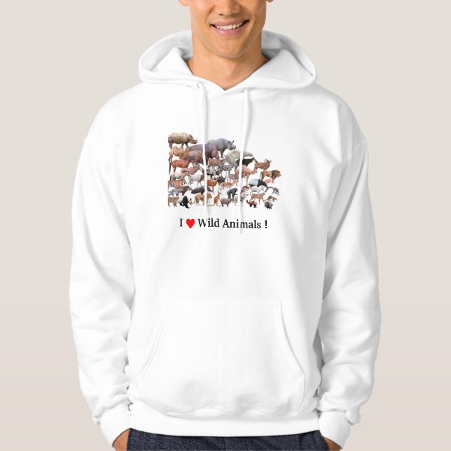 Wild Animals Hoodie (Front)