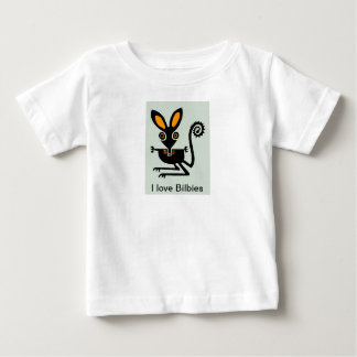 Wild animals - I love BILBIES - Marsupial-  Baby T-Shirt