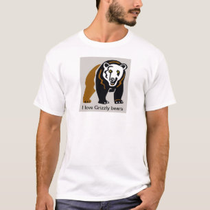 Wild animals - I love GRIZZLY BEARS - Wildlife T-Shirt