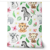 Wild Animals Jungle Theme Nursery Kids