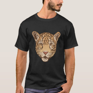 Wild Animals Leopard Cats face T-Shirt