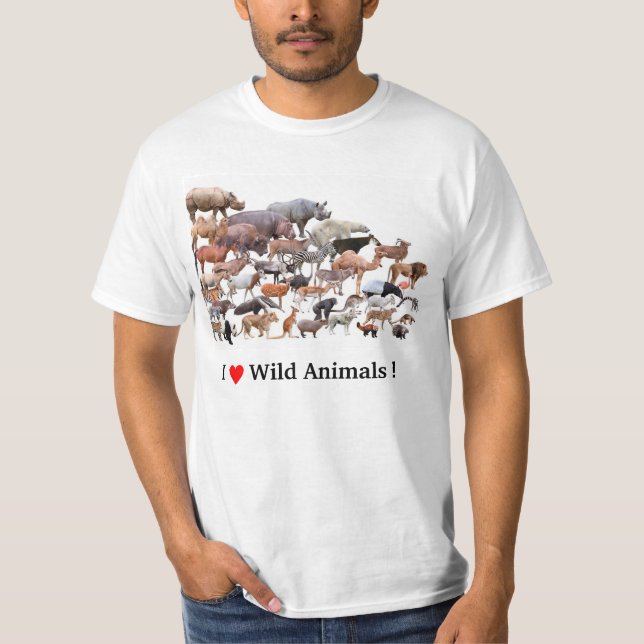 Wild Animals T-Shirt (Front)
