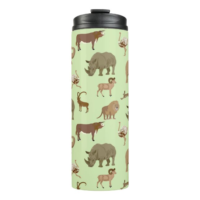 Wild animals thermal tumbler (Front)