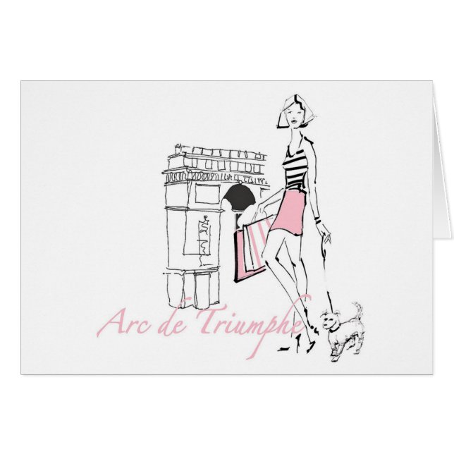 Wild Apple | Arc De Triomphe - Girly Sketch (Front Horizontal)