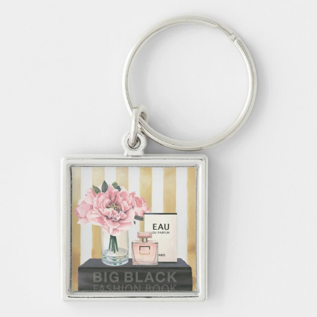 Wild Apple | Big Fashion Book - Striped Key Ring (Front)