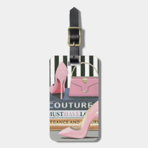 Wild Apple   Couture Stripes - Shoes & Bag Luggage Tag