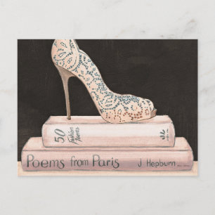 Wild Apple   Elegant High Heel Fashion Postcard