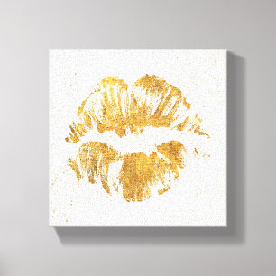 Wild Apple Elegant Stylish Kiss Canvas Print