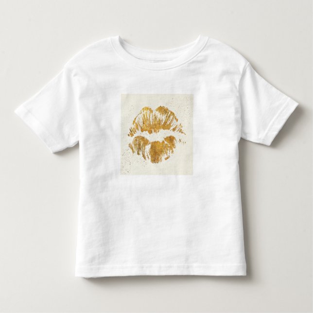 Wild Apple | Elegant Stylish Kiss Toddler T-Shirt (Front)