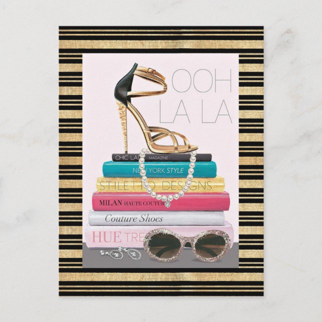 Wild Apple | Ooh La La - Glamourous Stiletto Postcard (Front)