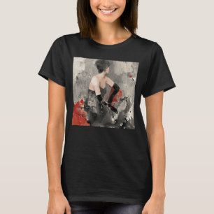 Wild Apple   Vintage Watercolor Woman T-Shirt