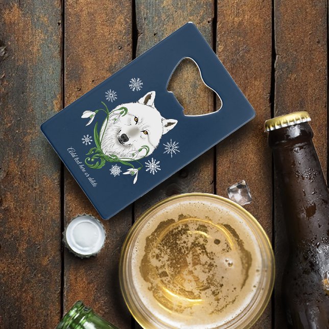 Wild Arctic Wolf Snowflakes Flowers (Creator Uploaded)