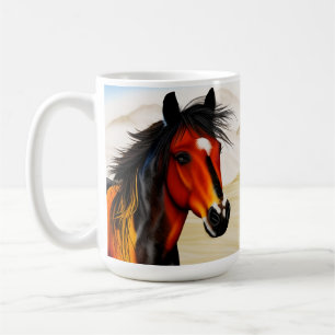 Wild At Heart - A Spirited Western Pinto Pony Coffee Mug