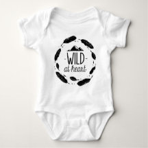 Wild At Heart Bohemian Kid Baby Shirt