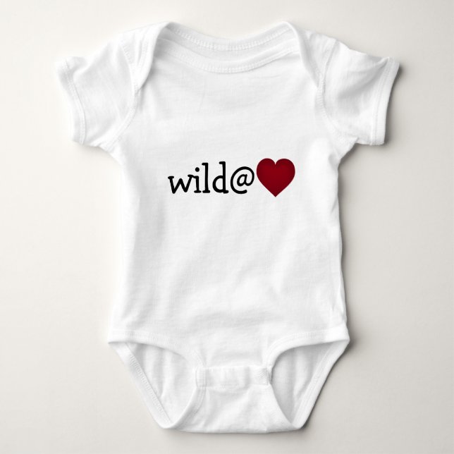 Wild at Heart - Crimson Heart Baby Bodysuit (Front)