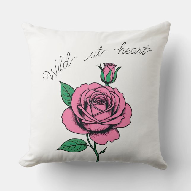 Wild at heart cushion (Front)