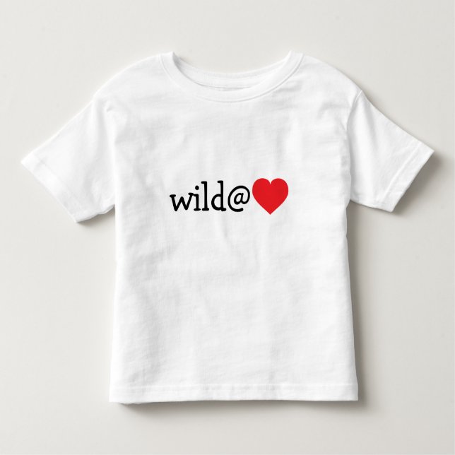Wild at Heart - Red Heart Toddler T-Shirt (Front)