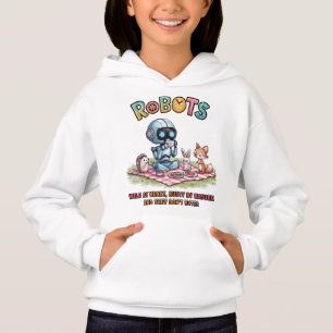 🤖Wild at Heart Robot Cartoon Picnic In Woods