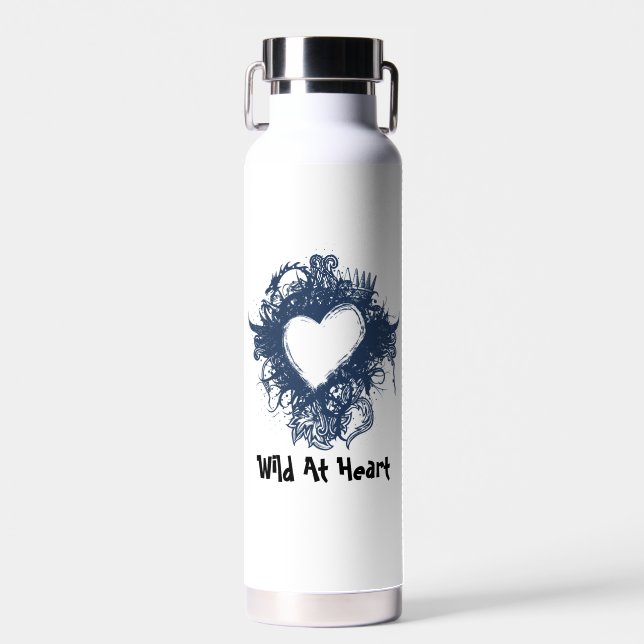 Wild At Heart Water Bottle (Front)