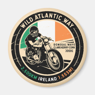 Wild Atlantic Way   Ireland   Motorcycle Magnet