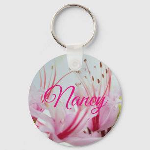 Wild Azalea Blossoms Key Ring