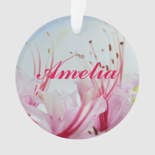 Wild Azalea Blossoms Ornament