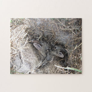Wild Baby Bunnies Puzzle