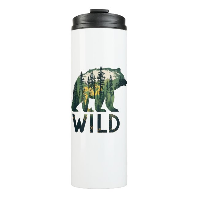 Wild Bear Outdoors Nature Thermal Tumbler (Front)