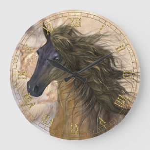 Wild Beauty Horse Wall Clock