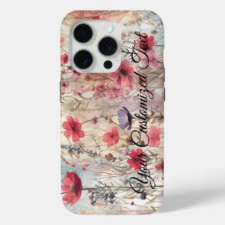 Wild Beauty Woven: Fashioned by Wildflowers iPhone 15 Pro Case