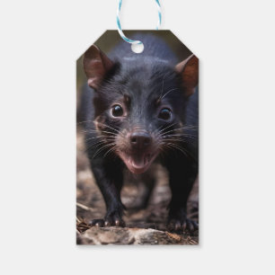 Wild Beginnings: The Young Tasmanian Devil Gift Tags