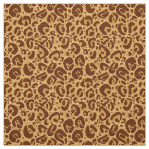 Wild big cat animal print safari pattern fabric