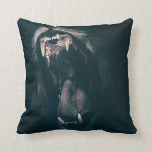Wild Big Cats Design Throw Pillow