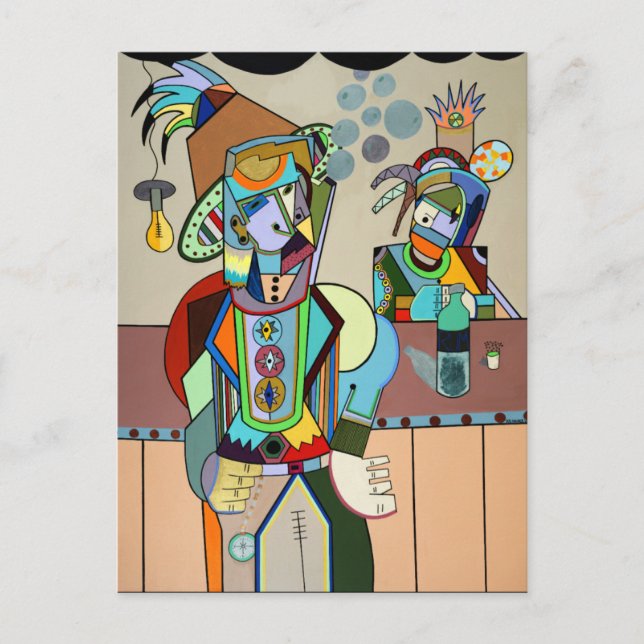 "Wild Bill" by Ruchell Alexander Postcard (Front)