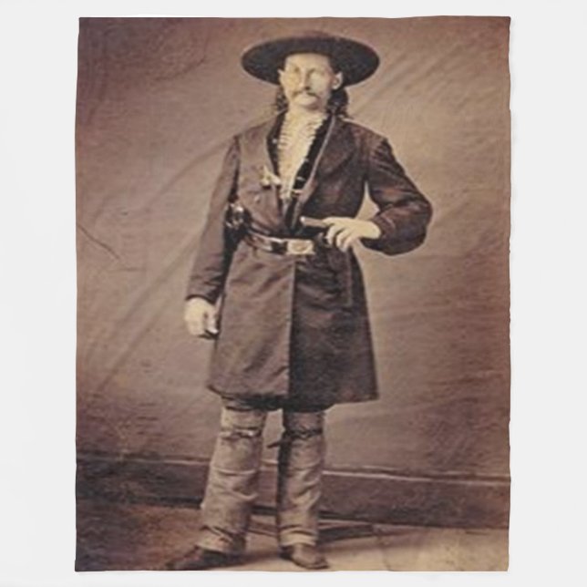 WILD BILL HICKOCK Fleece Blankets (Front)