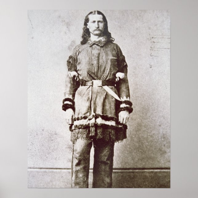 'Wild Bill' Hickok (1837-76) (b/w photo) Poster (Front)