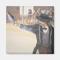 'Wild Bill' Hickok (1837-76) demonstrates his mark