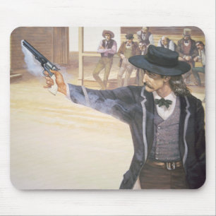 'Wild Bill' Hickok (1837-76) demonstrates his mark Mouse Pad