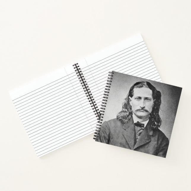 Wild Bill Hickok Old West Gunfighter & Marshal  Notebook (Inside)