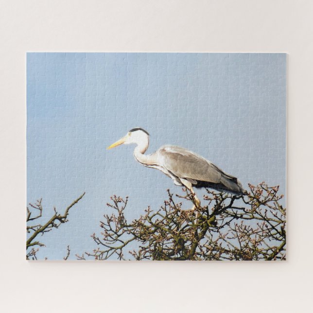 WILD BIRD HERON  JIGSAW PUZZLE (Horizontal)