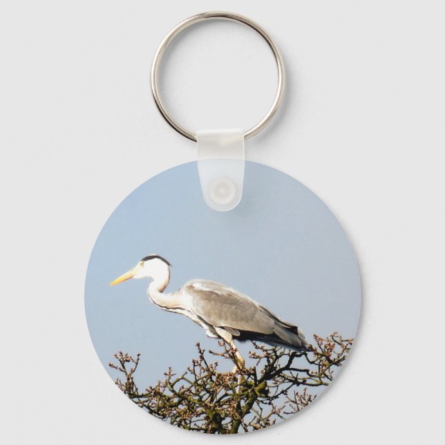WILD BIRD HERON    KEYCHAIN (Front)