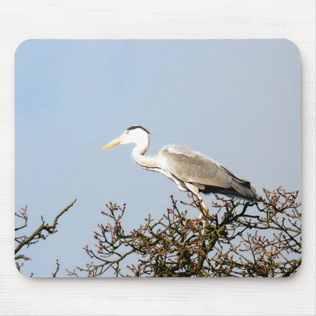 WILD BIRD HERON   MOUSE PAD (Front)