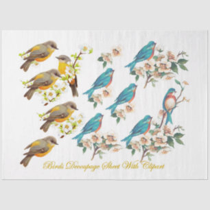 Wild Bird Series Design 8 Tissue Paper