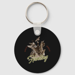 Wild Bird T Shirt Wildlife Hunting Key Ring