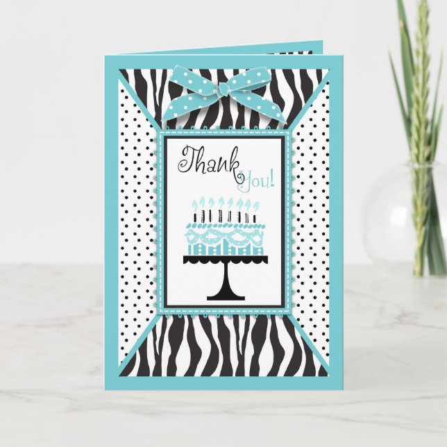 Wild Birthday Cake EB TY Card (Front)