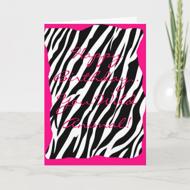 Wild Birthday Card (Front)
