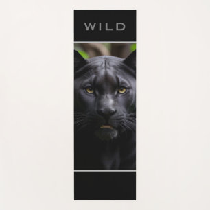 Wild Black Panther - Yoga Mat