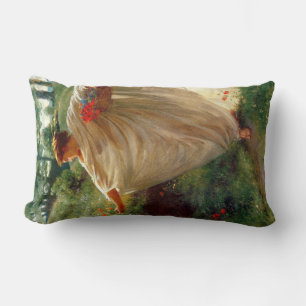 Wild Blossoms (by Edward Poynter) Lumbar Cushion