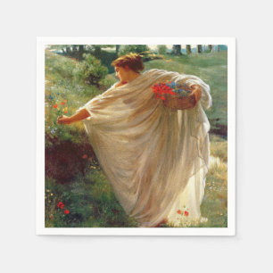Wild Blossoms (by Edward Poynter) Napkin